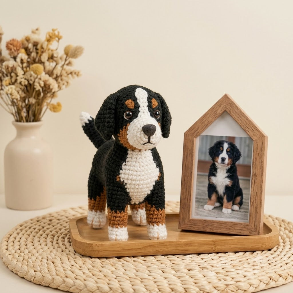 Custom Crochet Dog From Photo – Personalized Dog Lover Gift Idea