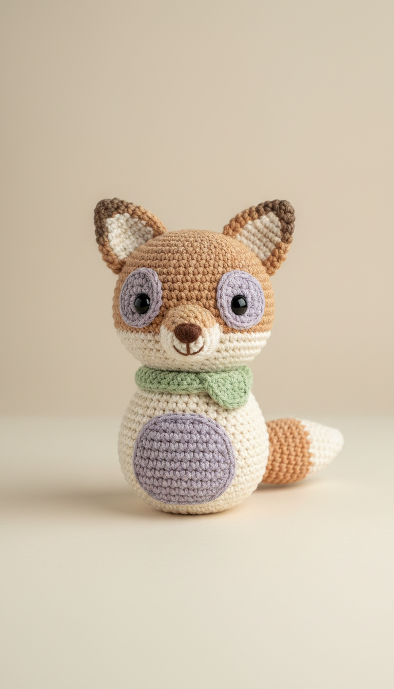 Milo the Fox with Curled Tail