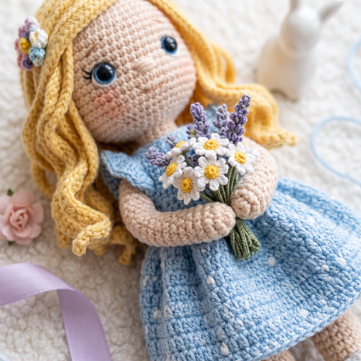 Custom Crochet Doll From Photo – Personalized Amigurumi Keepsake