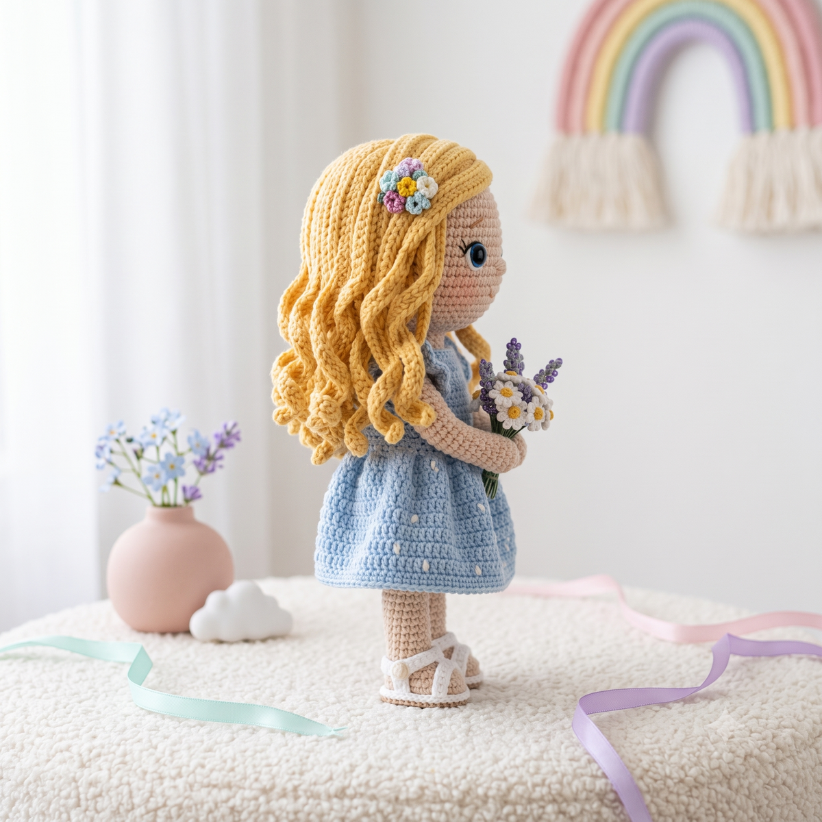 Custom Crochet Doll From Photo – Personalized Amigurumi Keepsake