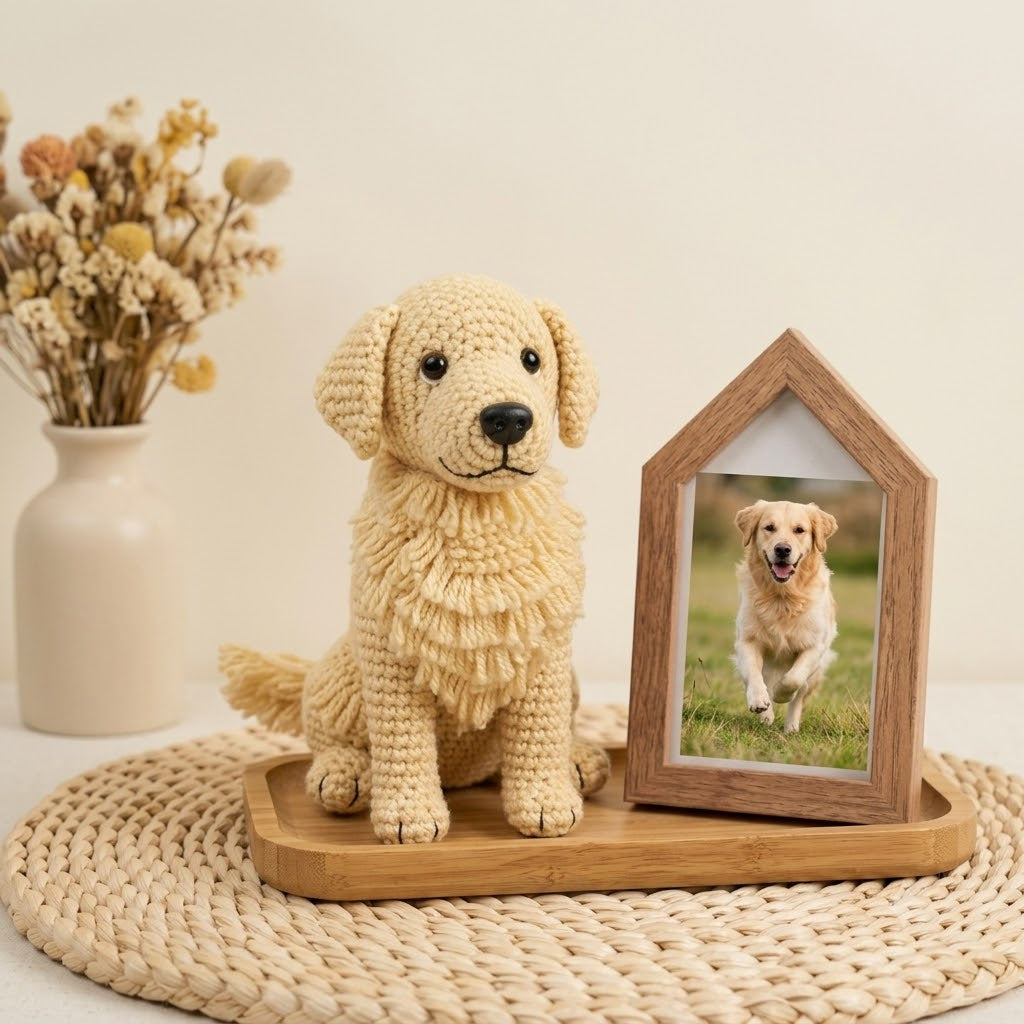 Custom Crochet Dog From Photo – Personalized Dog Lover Gift Idea