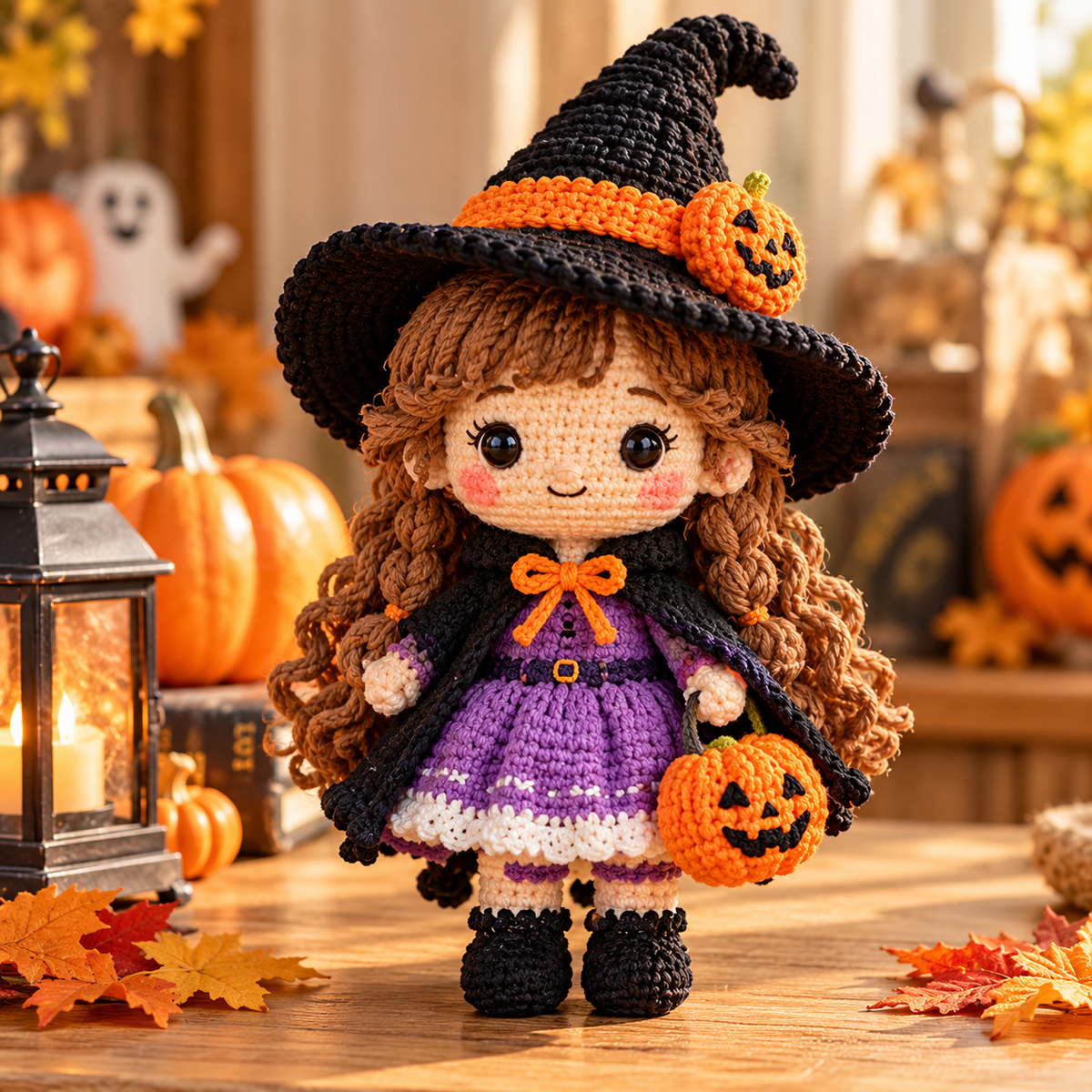 Custom Halloween Crochet Doll From Photo | Personalized Trick or Treat Gift