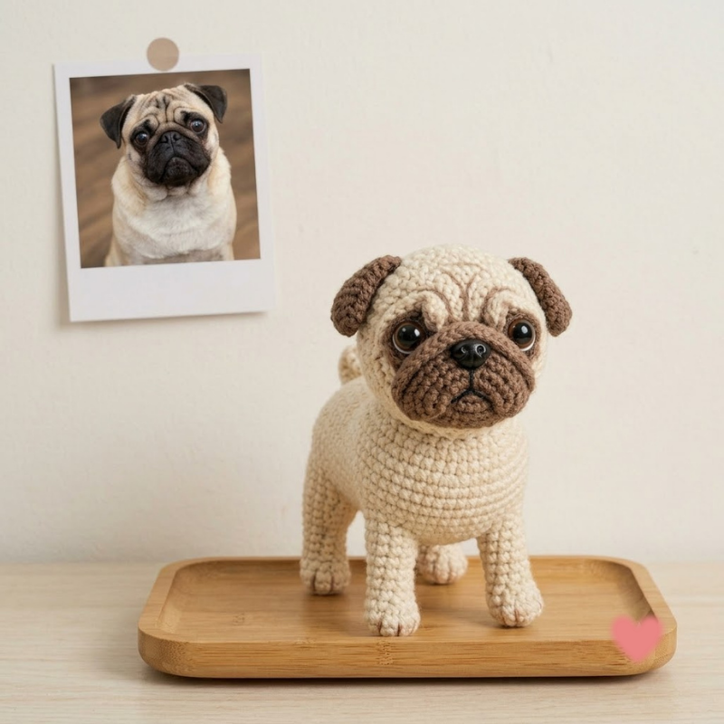 Custom Crochet Dog From Photo – Personalized Dog Lover Gift Idea