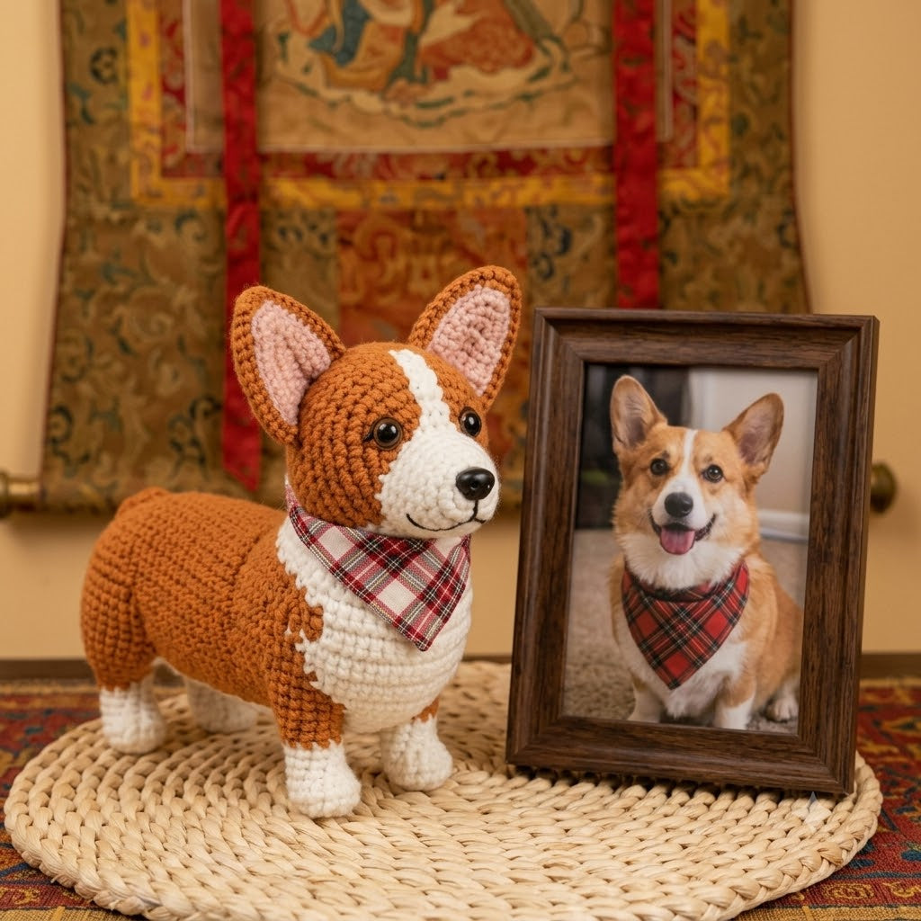Custom Crochet Dog From Photo – Personalized Dog Lover Gift Idea