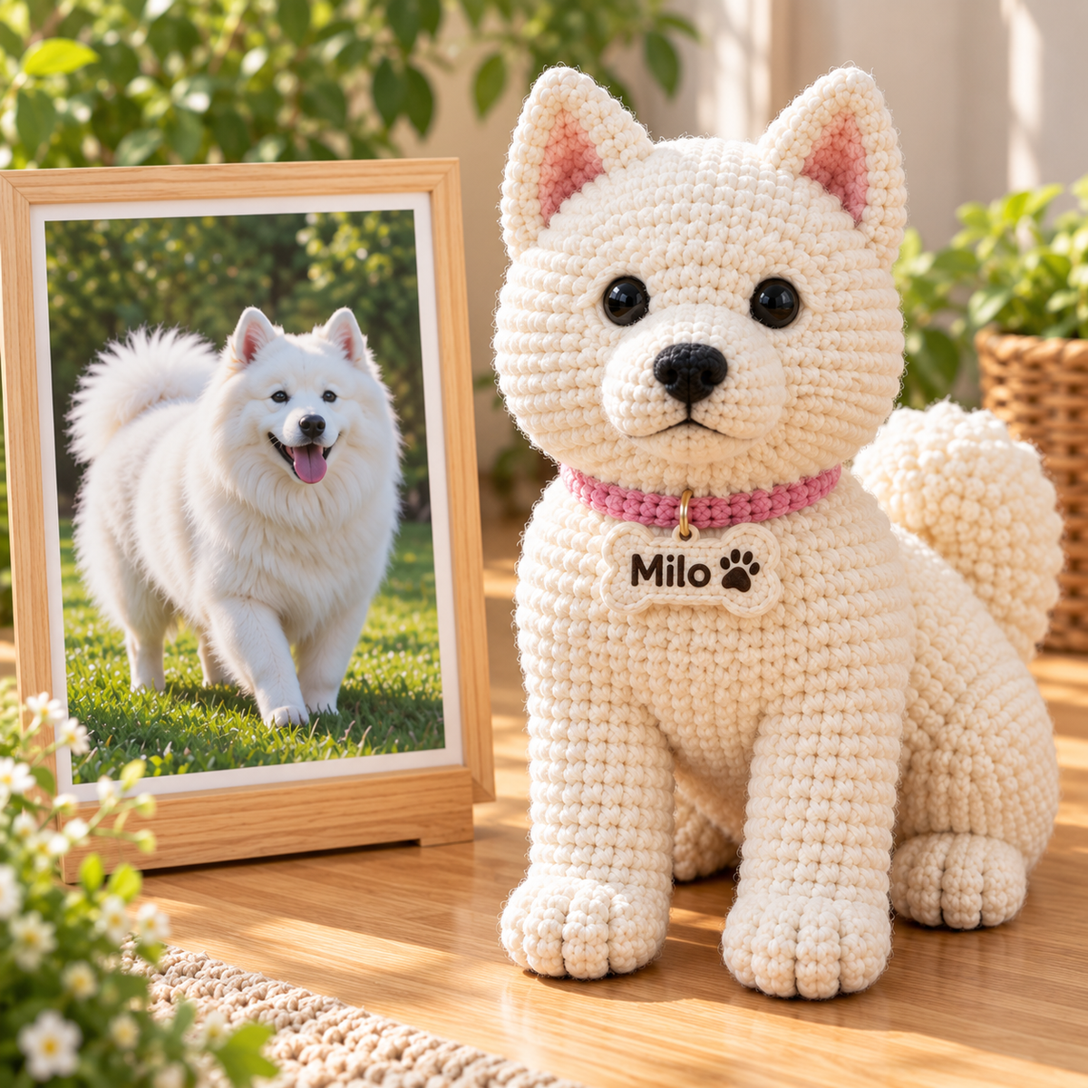 Custom Crochet Dog Doll From Photo | Personalized Dog Keepsake Gift