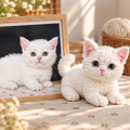 Personalized Crochet Cat Doll From Photo | Custom Cat Lover Gift Keepsake