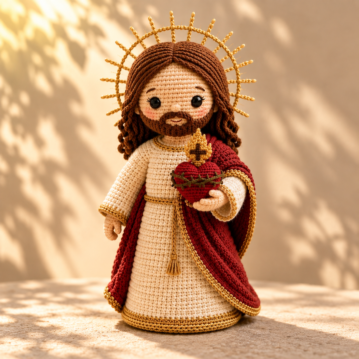 Crochet Jesus Doll – Handmade Christian Gift & Faith Decor