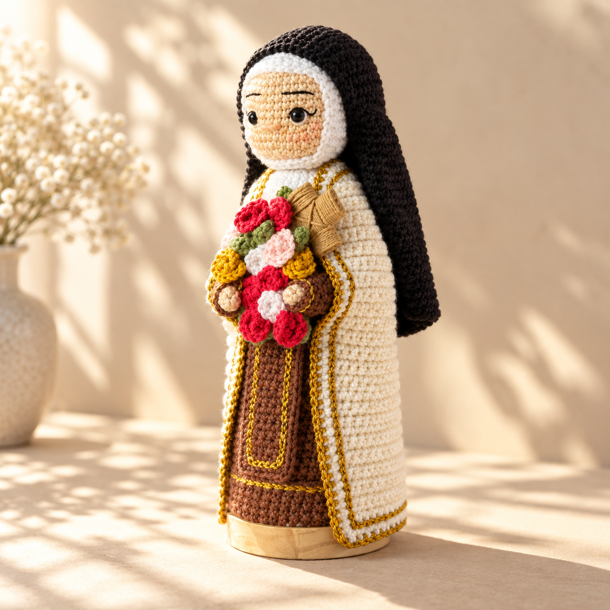 Saint Teresa Crochet Doll | Catholic Religious Gift and Christmas Decor