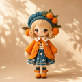 Handmade Crochet Autumn Gift Doll – Cozy Autumn Girl with Detailed Fall Outfit