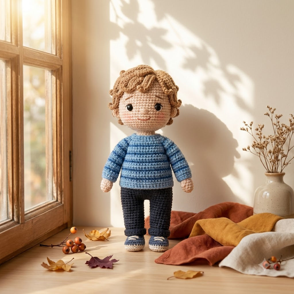 Custom Crochet Baby Doll – Handmade Gift From Your Photo