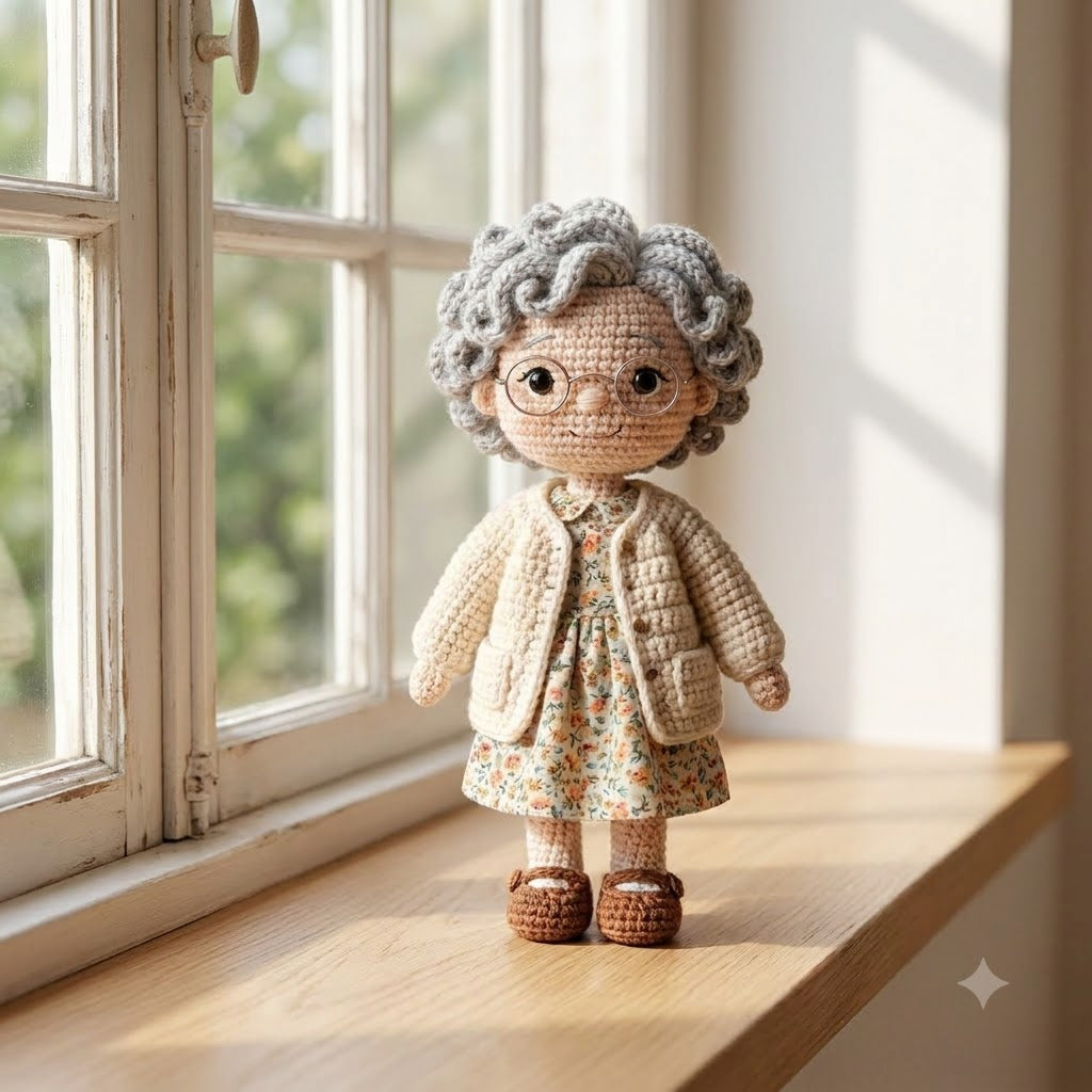 Custom Crochet Doll From Photo – Personalized Handmade Gift