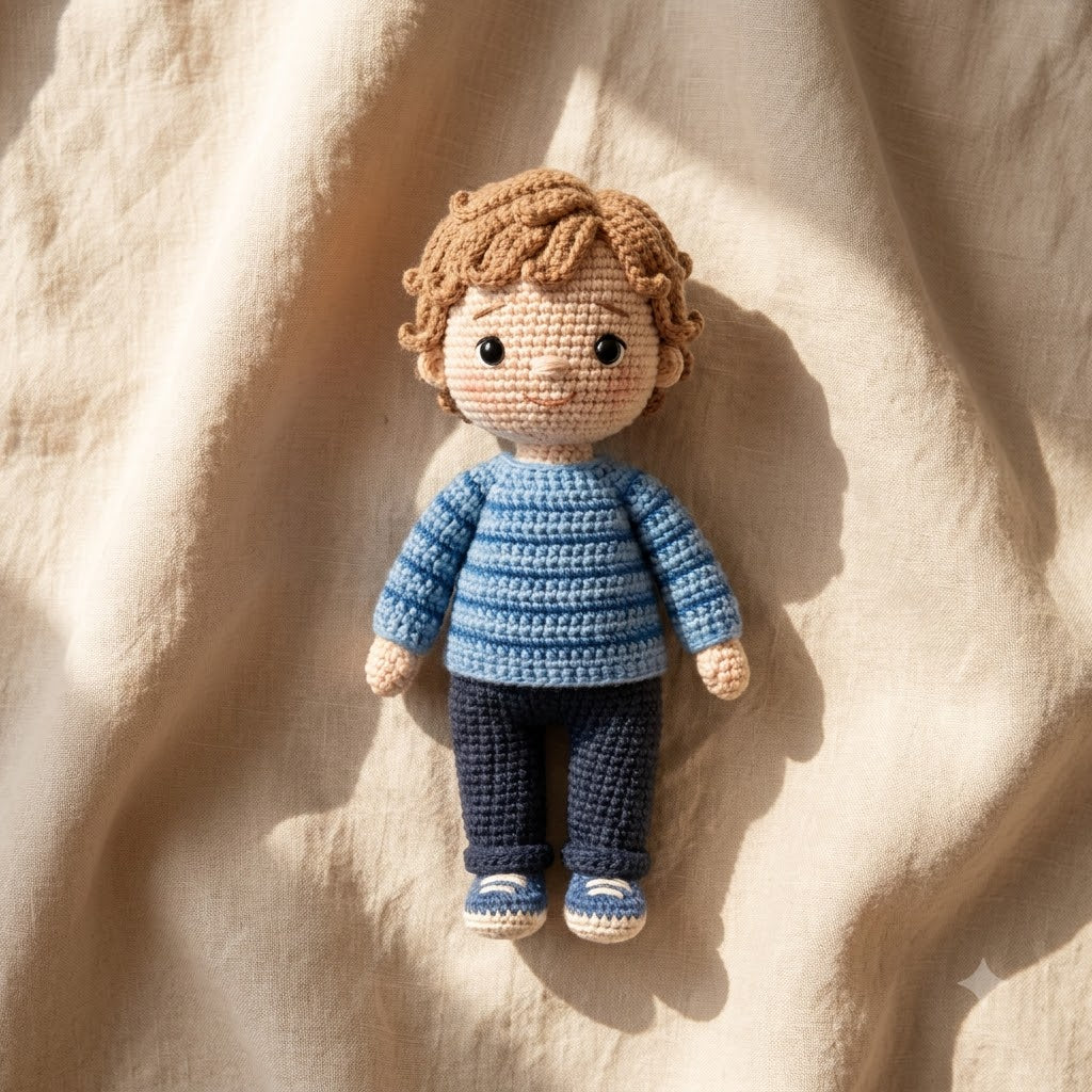 Custom Crochet Baby Doll – Handmade Gift From Your Photo