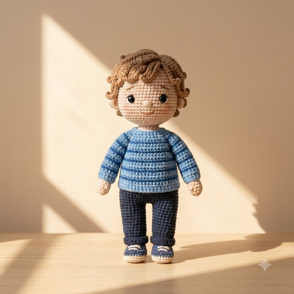 Custom Crochet Baby Doll – Handmade Gift From Your Photo