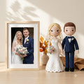 Custom Crochet Wedding Couple Doll From Photo – Personalized Wedding Gift Idea