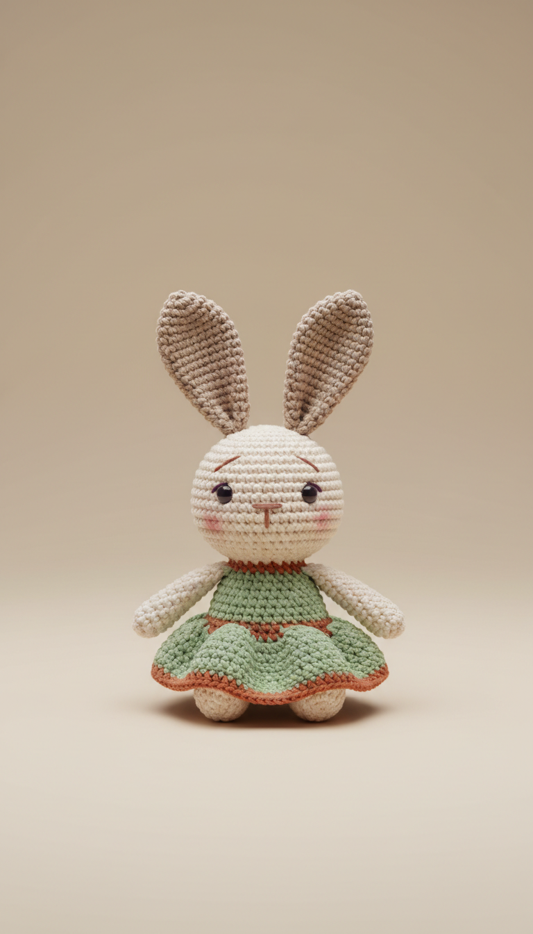 Penelope Bunny with Floppy Ears