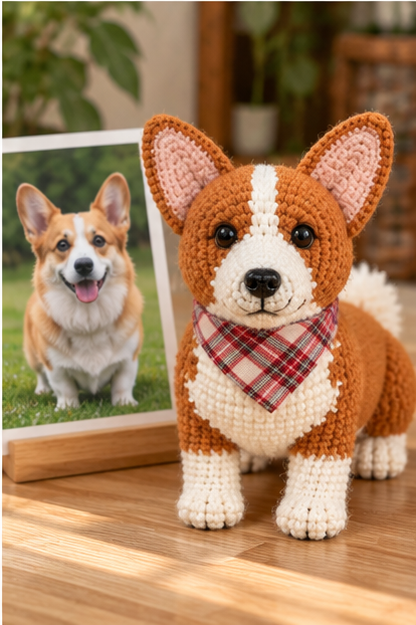 Custom Crochet Dog Doll From Photo | Personalized Dog Keepsake Gift